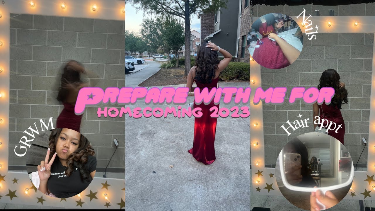 Prepare+GRWM for homecoming 2023| LifeWithChas