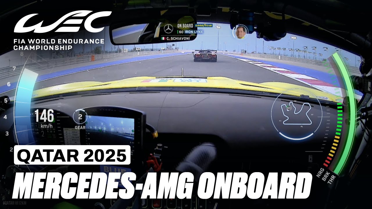 Mercedes-AMG LMGT3 First-Ever Onboard In WEC 🔥 I 2025 Qatar 1812 KM I FIA WEC