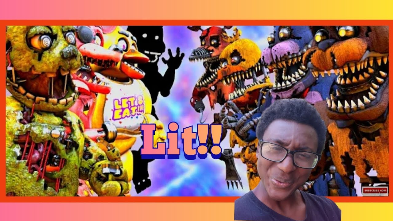 [Sfm FNaf] Nightmare VR vs FNaf AR @AnimationTime reaction