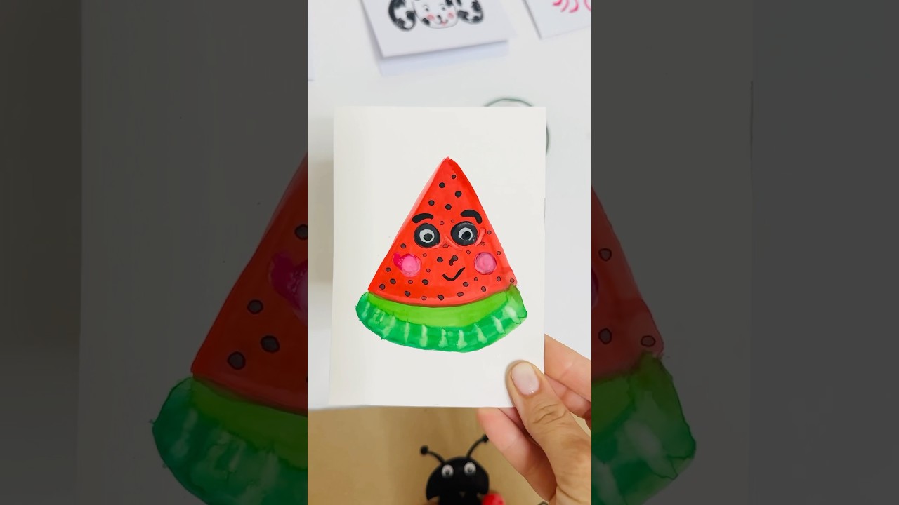 🍉DYŇA🍉 #blabinask #vytvarka #malov&aacute;n&iacute; #tvořen&iacute; #easypaintingideas #tutorial #howtopaint #tvorba