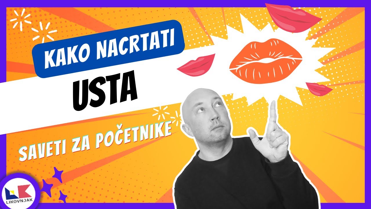 ✏ Kako nacrtati usta - saveti za početnike