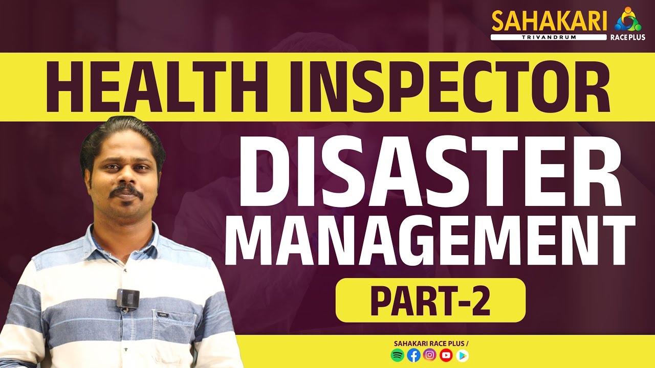 Health Inspector | Disaster Management  | JHI | Sahakari Race Plus