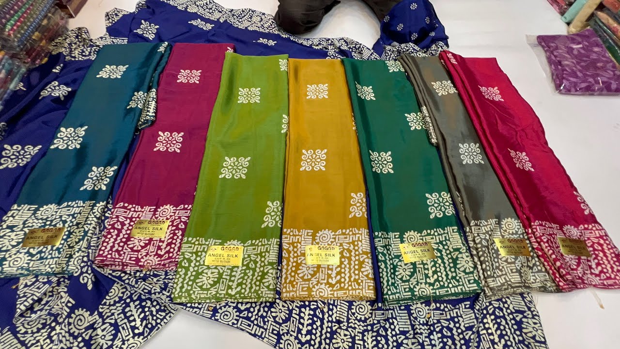 From 110/-‼️wholesale Designer Fancy sarees in chickpet Bangalore😍single set saree courier available