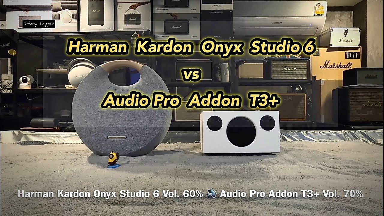 Harman Kardon Onyx Studio 6  vs  Audio Pro Addon T3+