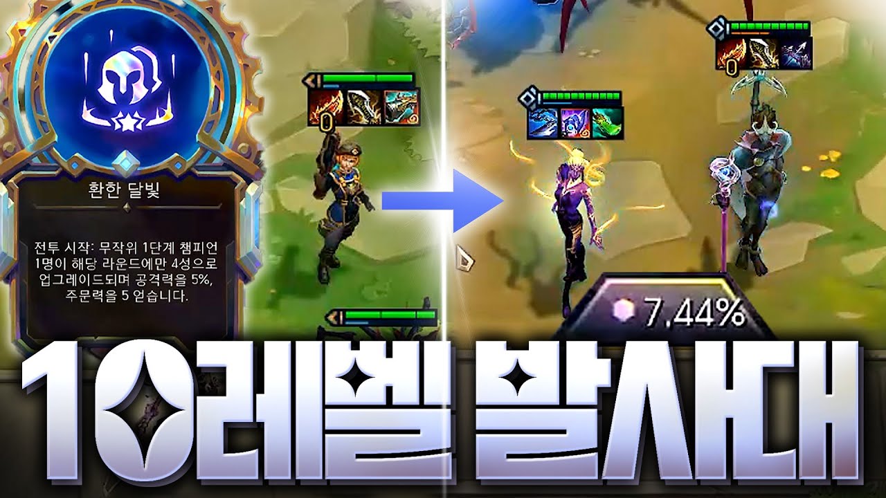 1코 1성으로 10레벨 달리기