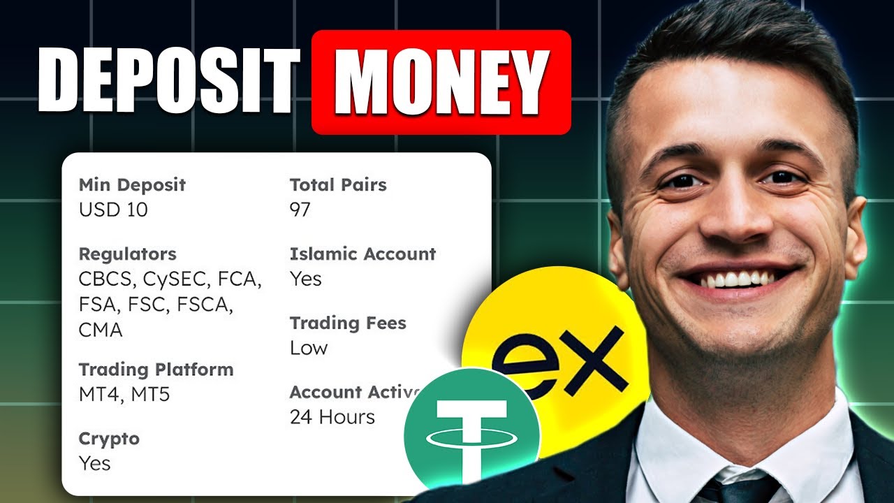 Как внести деньги в Exness с помощью USDT | Депозит Exness USDT