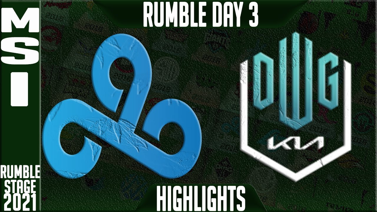 C9 vs DK Highlights | MSI 2021 Rumble Group Day 3 | Cloud9 vs Damwon KIA