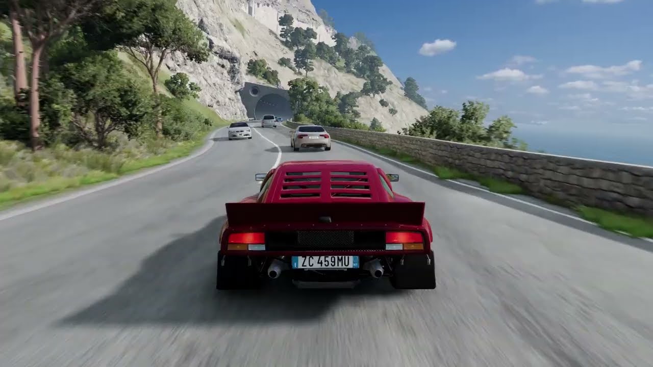 Beautiful sound from the Bolide! - BeamNG.drive | Steering Wheel Gameplay