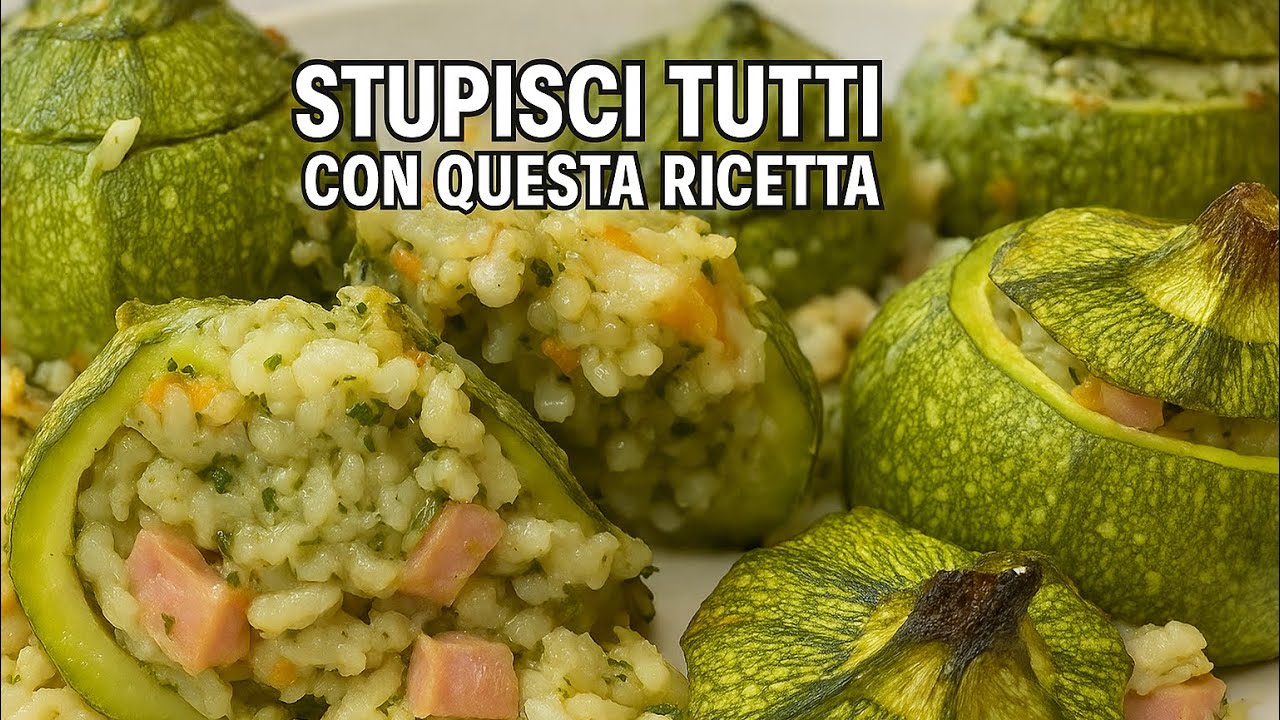 #zucchine #tonde #ripiene  Un esplosione di gusto in ogni boccone