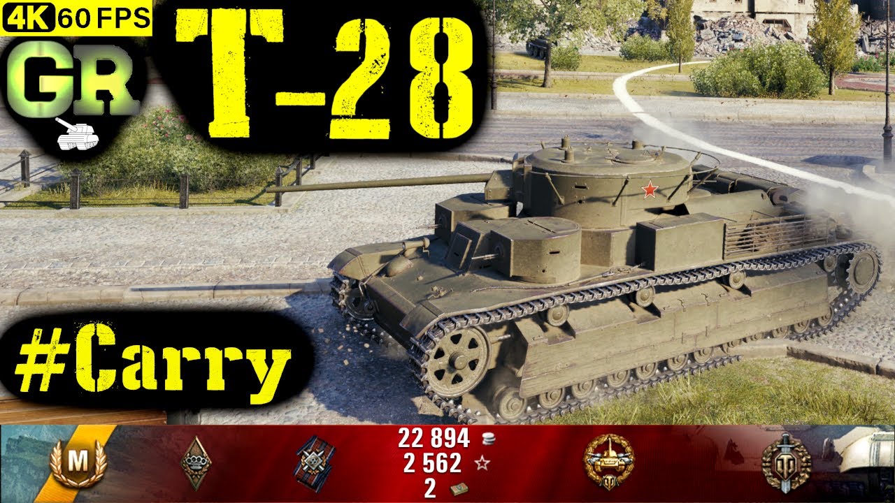 World of Tanks T-28 Replay - 10 Kills 1.6K DMG(Patch 1.4.1)