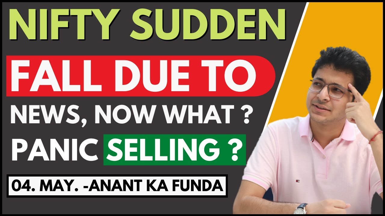 NIFTY SUDDEN FALL DUE TO NEWS, NOW WHAT? PANIC SELLING | SHARES IN FOCUS |