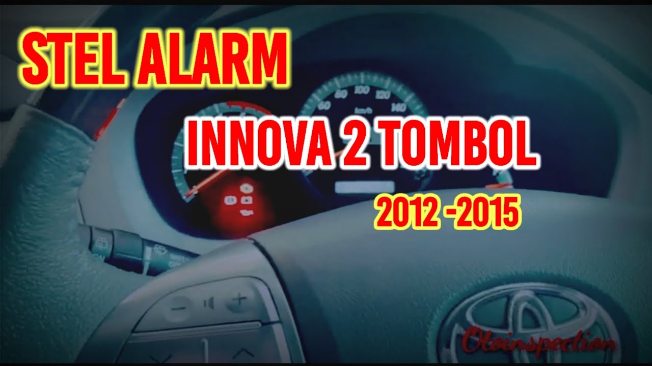 Cara membunyikan remote dan setting sensitif alarm mobil innova dan fortuner