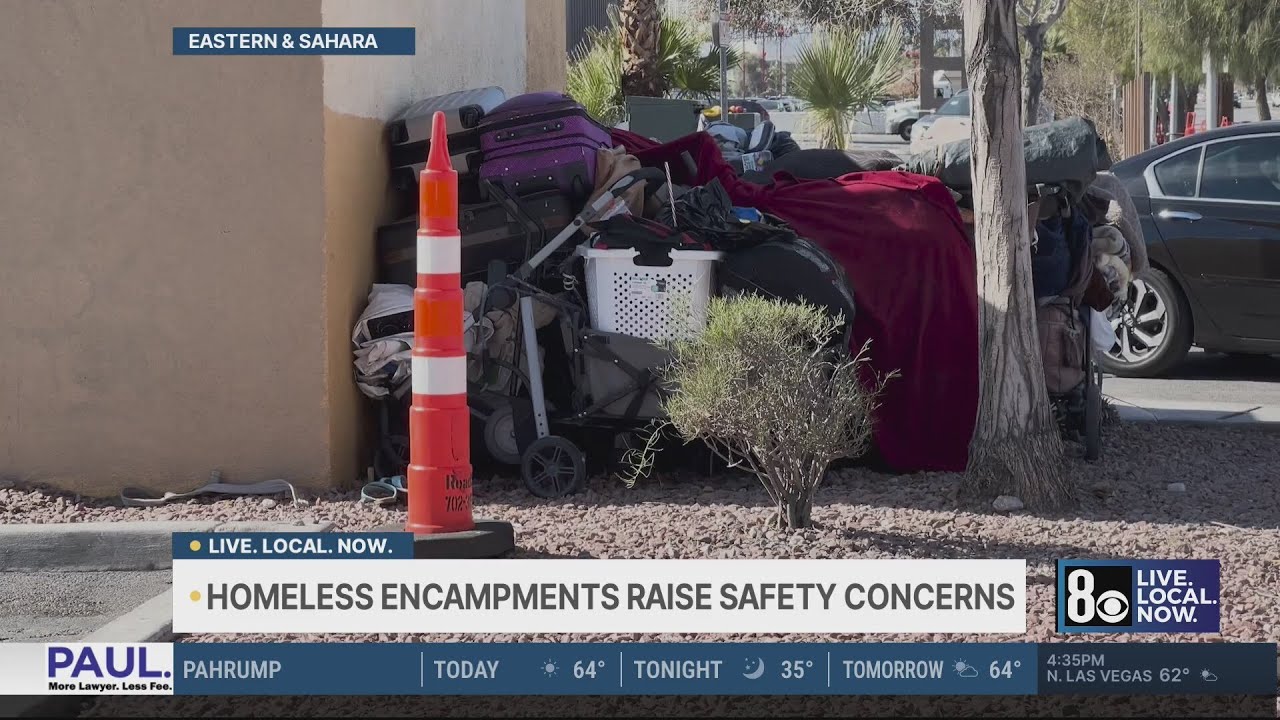 Community calls for action as homeless encampments persist in east Las Vegas