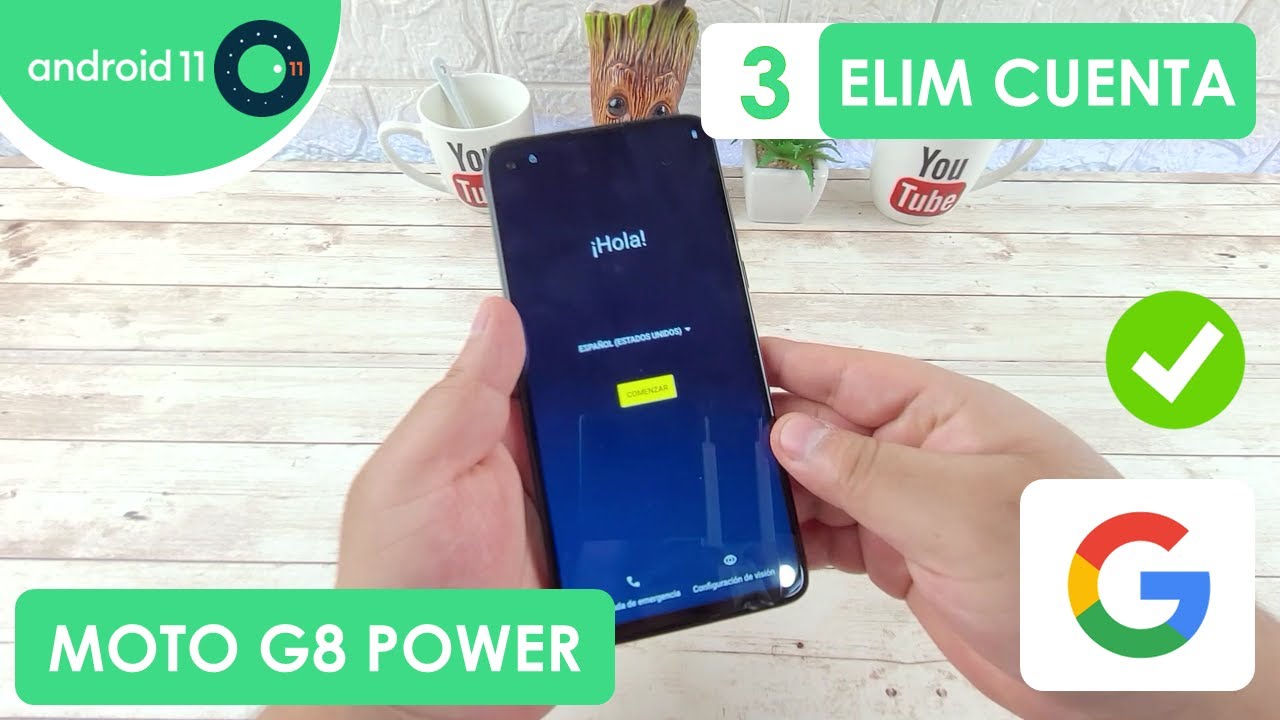 Eliminar Cuenta de Google Motorola Moto G8 Power | Android 11 | Actualizado