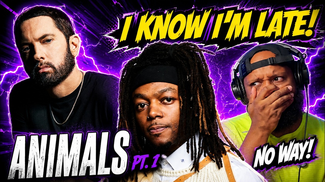 JID - Animals (Pt.1) ft. Eminem REACTION