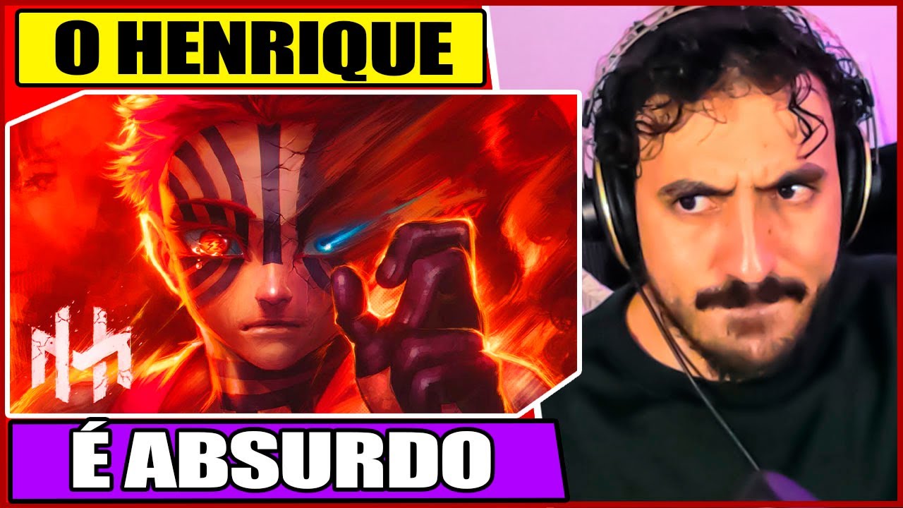 Akaza (Demon Slayer) - Crepúsculo | Henrique Mendonça | Leozin React