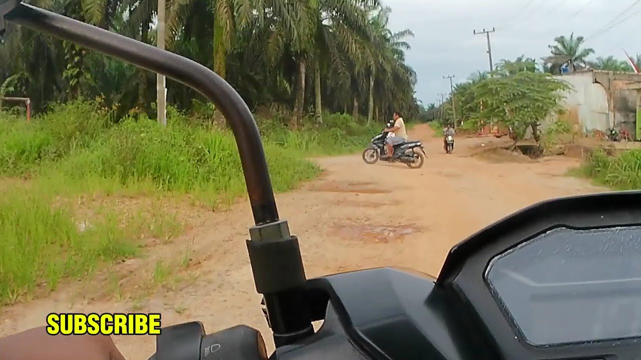 Perjalanan Pulang melewati desa nan asri dan jalan pedesaan