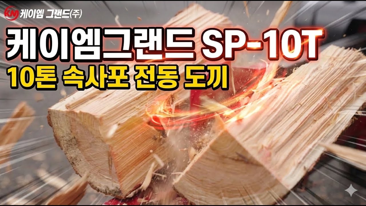 [공구브라더스] 케이엠그랜드 10톤급 속사포 도끼?? 기계는 잘 써야 득이 됩니다!