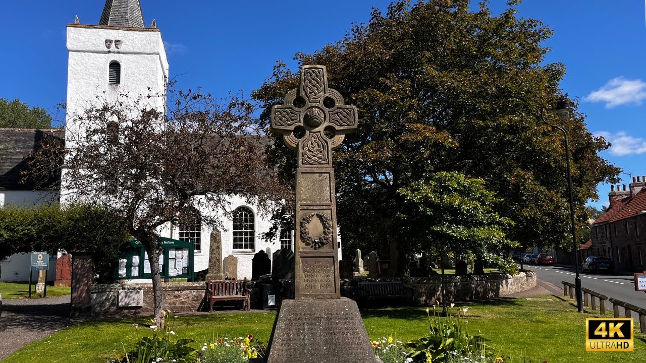 Quiet Walk Through a Historic Scottish Village | Gifford, East Lothian
