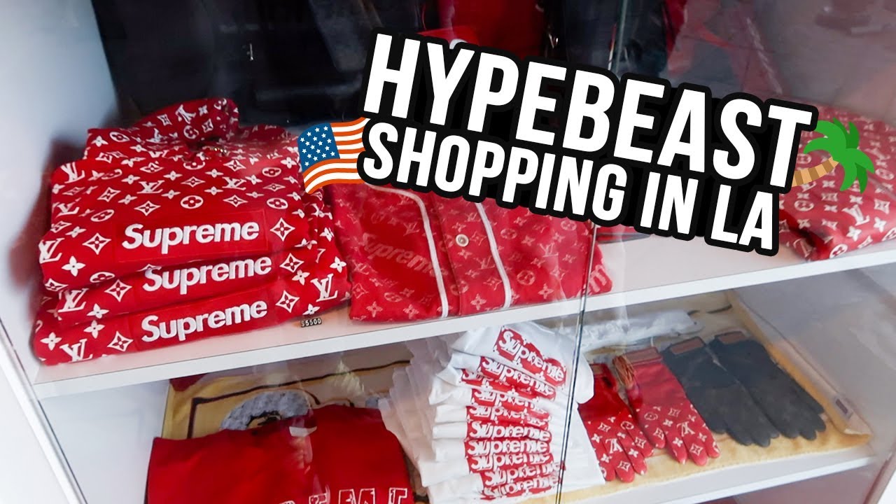 Hypebeast Shopping In Los Angeles (LA VLOG)