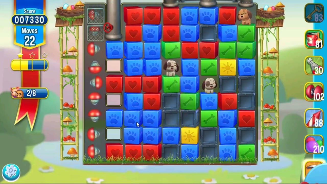 Pet Rescue Saga Level 6212 - NO BOOSTERS | SKILLGAMING ✔️