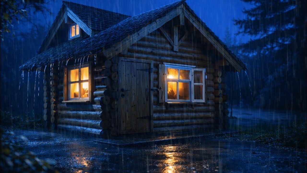 Rainy Night Ambience for Restful Sleep