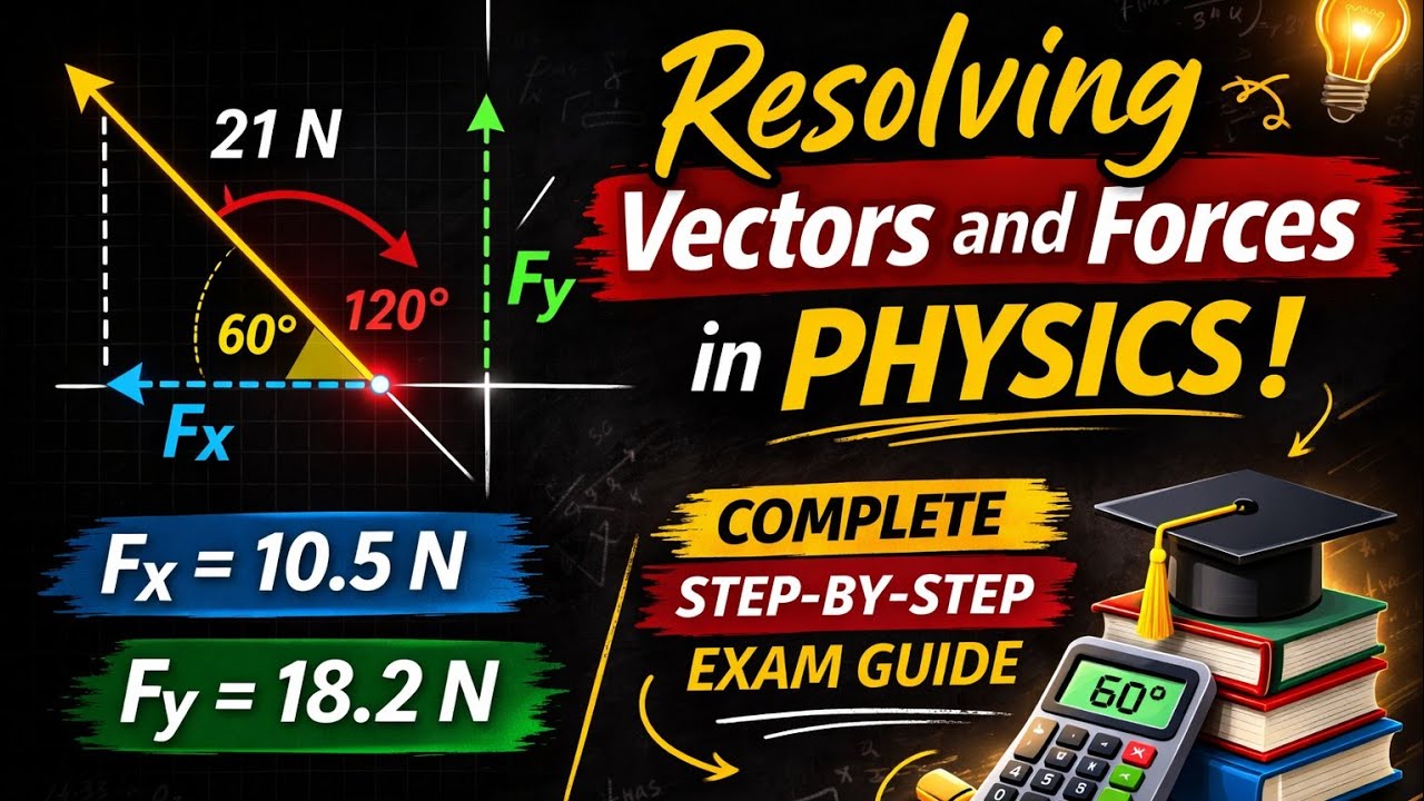 Resolving Vectors and Forces in Physics | Full Step-by-Step Exam Guide