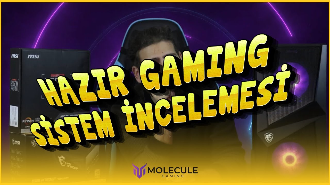 HAZIR GAMİNG SİSTEM İNCELEMESİ | KRİPTON MS | MOLECULE GAMING | CREW TEKNOLOJİ
