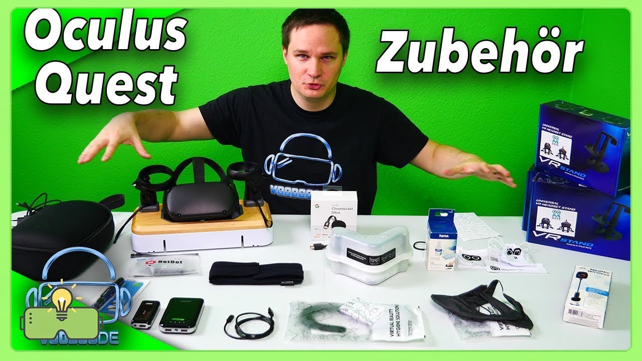 Das beste Zubehör für die Oculus Quest! Tasche, Reinigung, Sehstärke, Streaming, VR Cover, etc.