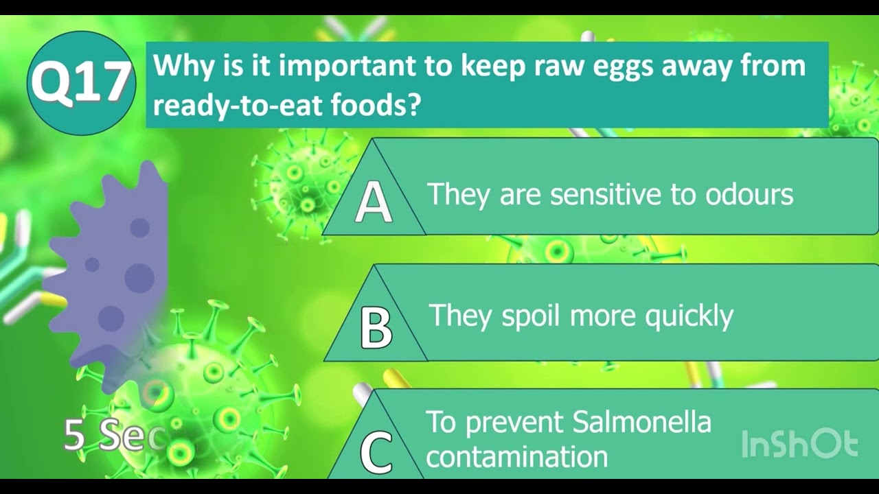 Level 2 Food Safety questions and answers quiz/ Saudi Baladia exam preparation . #viral #foodsafety