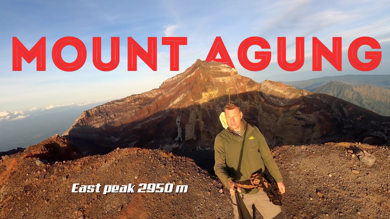 Mount Agung East peak solo hike. Episode 423