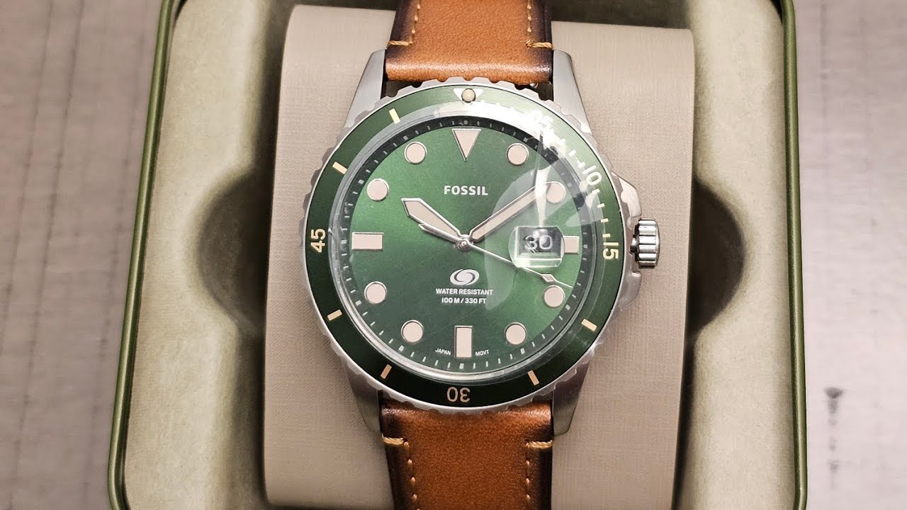 Fossil Blue Dive FS5946 Men's Watch unboxing