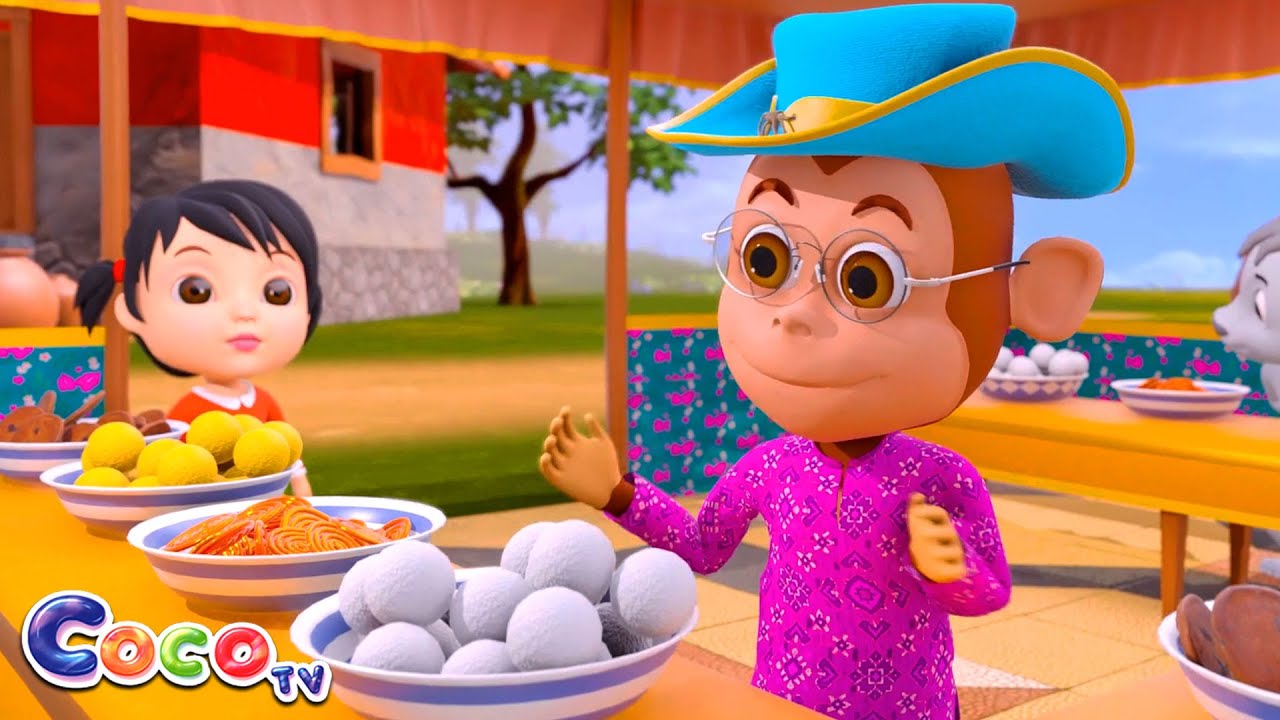बंदर चाचा पहन पजामा | Bandar Chacha Pahan Pajama | Hindi Kids Rhymes| Nursery Rhymes |Coco TV Rhymes