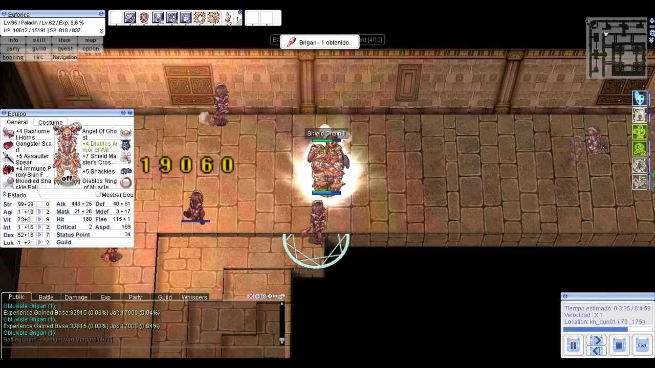 AtlantisRO, Paladin Shield Chain leveling