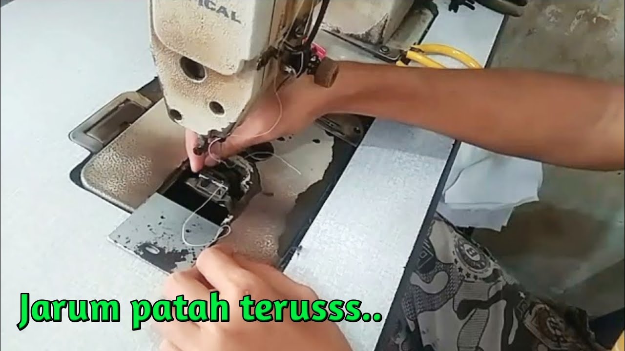 Cara memperbaiki mesin jahit sering patah jarum