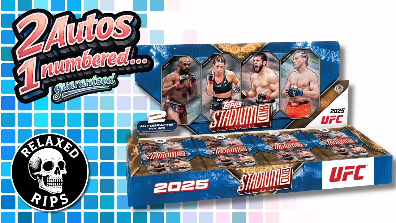 Topps provides the bare minimum..WE need big names! // opening 2025 Topps Stadium Club UFC
