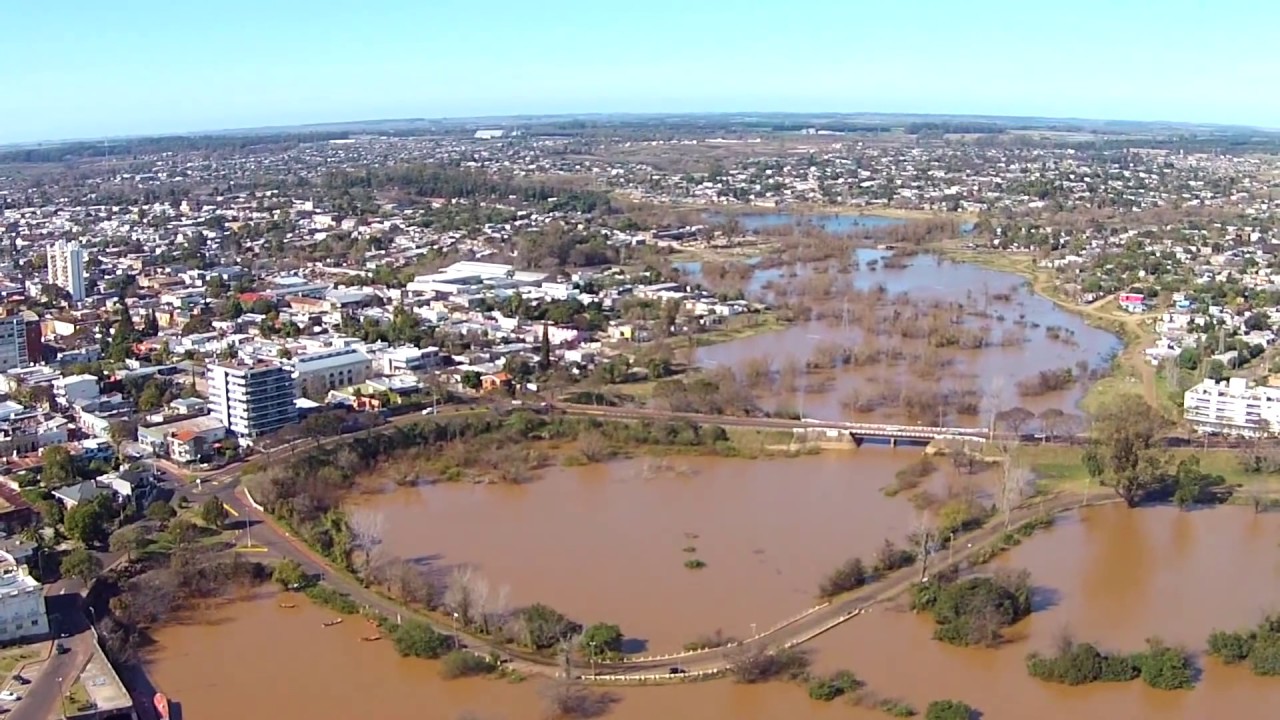 Salto - Concordia  Inundaciones  Uruguay HD Drone