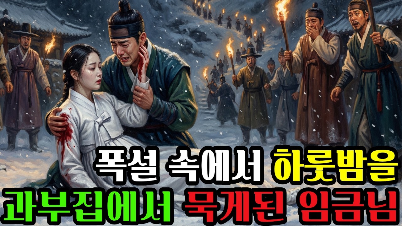 【인생극장】 폭설 속 과부 집에서 하룻밤, 왕과 마주치다 |전설 |설화 |옛날이야기 |오디오북 |수면동화 |야담 |민담 |설화