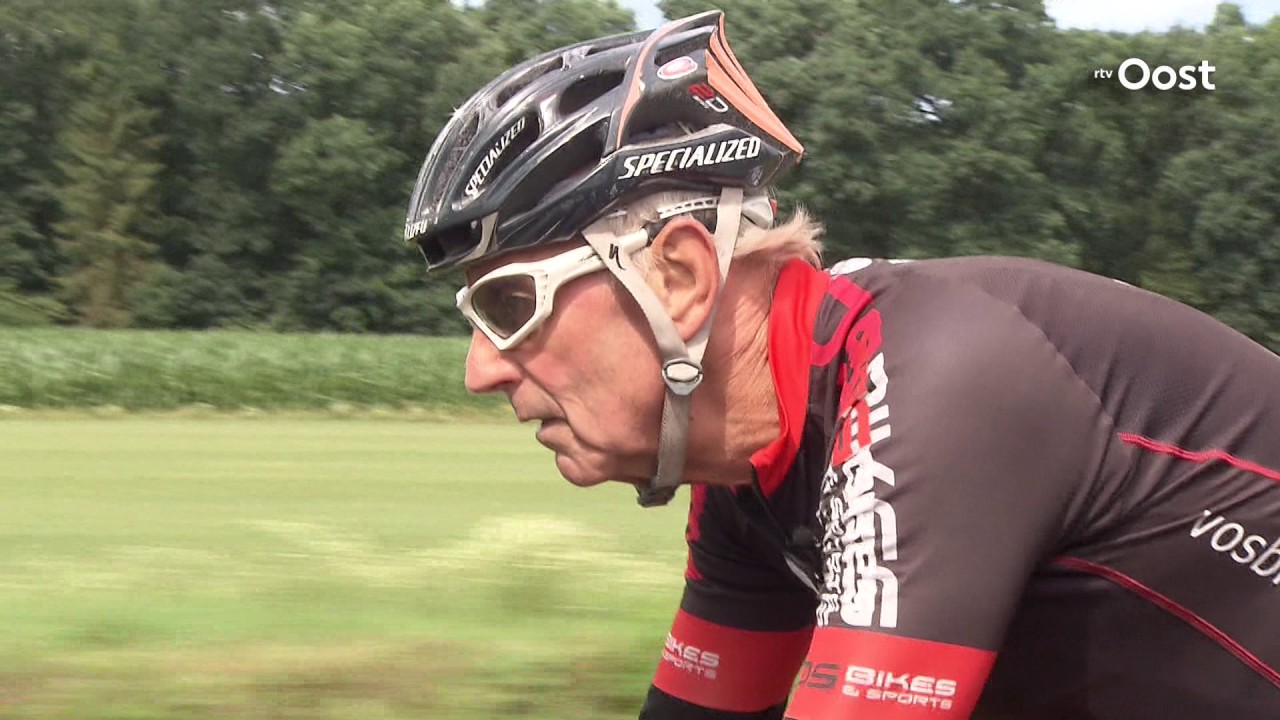 Oudste Overijsselse deelnemer Triathlon Holten: Ferdi de Boer uit Losser