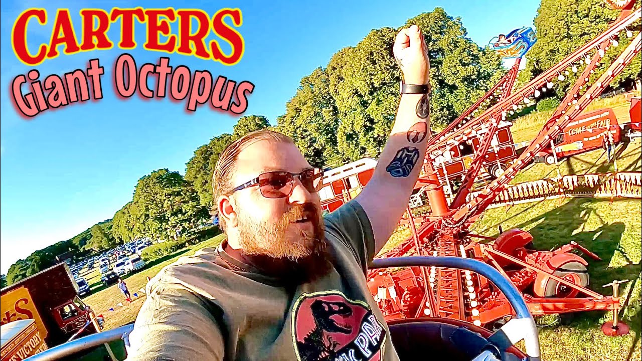 Carters - Giant Octopus - First Ever Ride Footage & POV