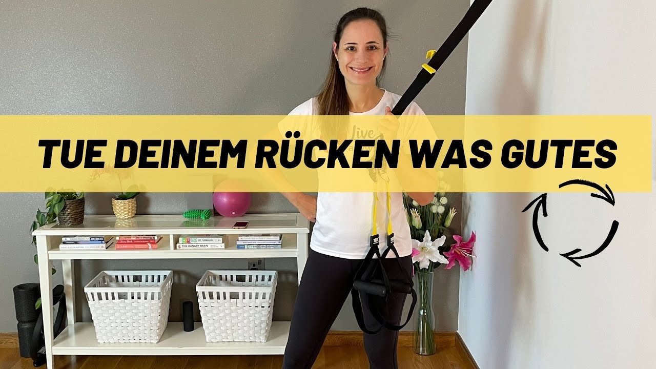 Kräftige deinen unteren und oberen Rücken mit TRX