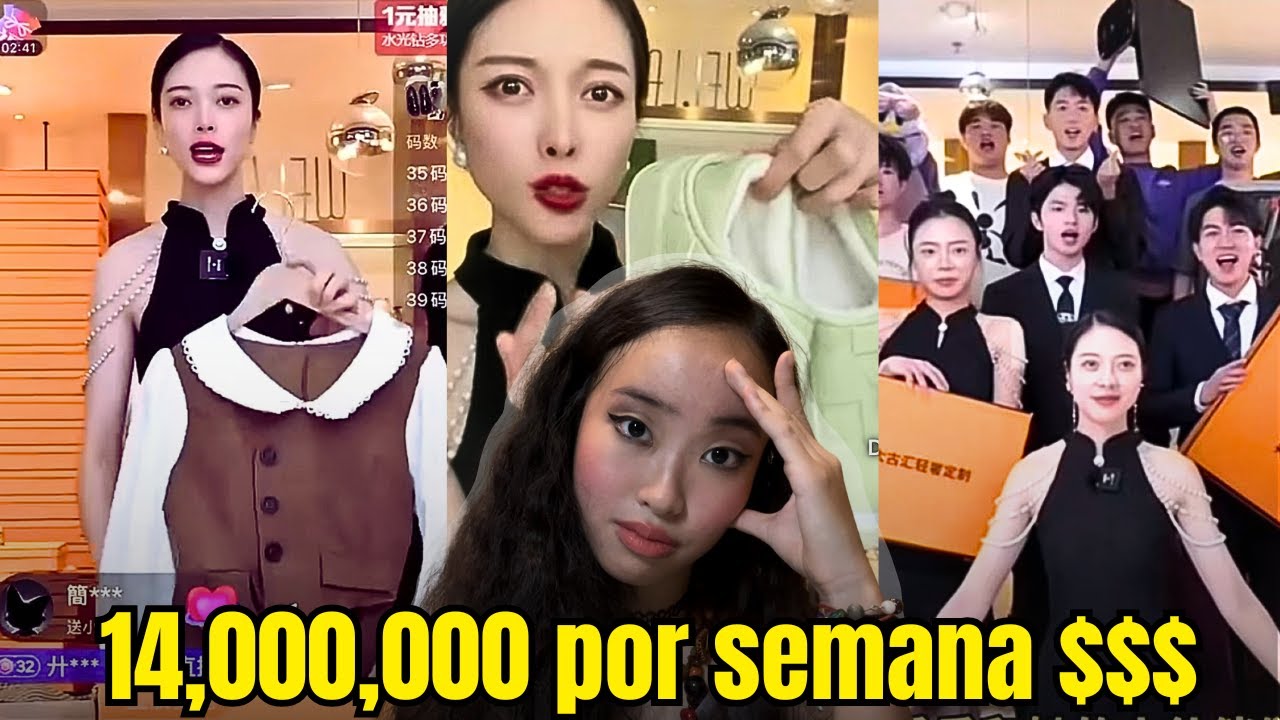 INFLUENCER CHINA vende productos en solo 3 segundos y GANA  MILLONES DE DOLARES