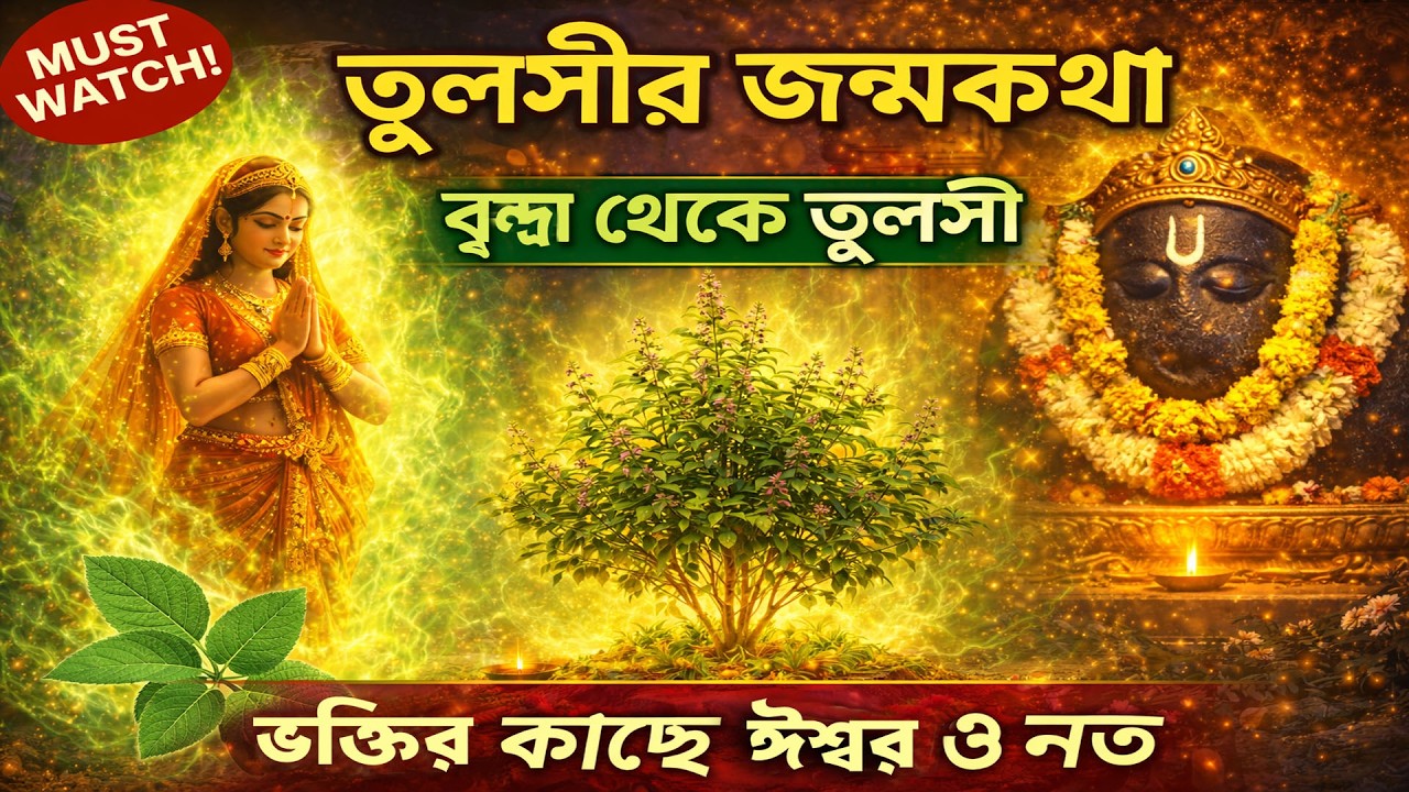 বৃন্দা থেকে তুলসী 🌿 এক চিরন্তন পৌরাণিক কাহিনী
