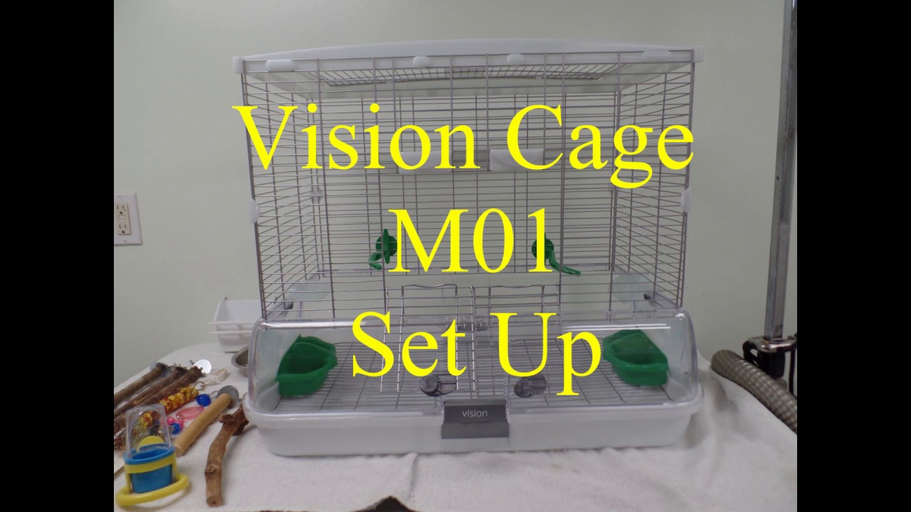 Vision Cage M01 Bird Cage Set Up