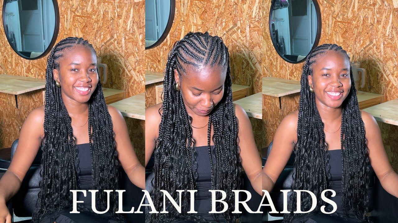 BOHO FULANI BRAIDS (TRANÇAS NAGÔ + GYSPBRAIDS ATRÁS) TUTORIAL