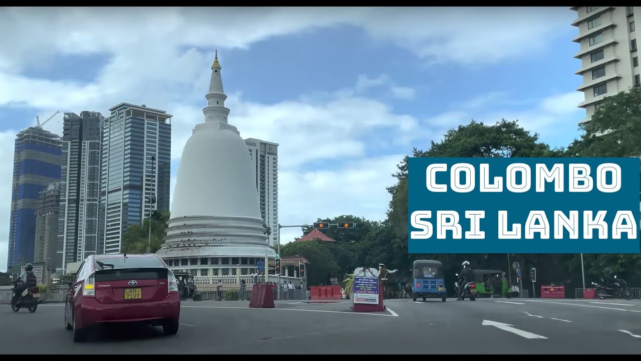 4K | Colombo Fort to Town Hall to Sarana Rd | Morning Drive Sri Lanka