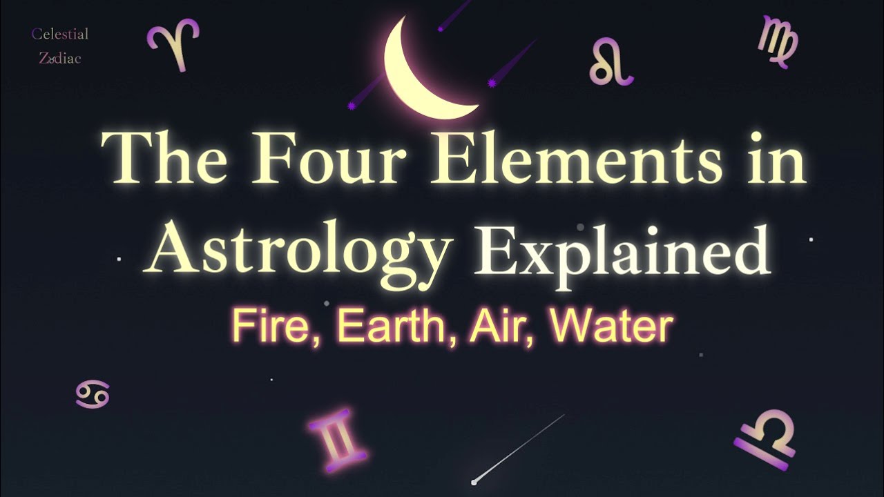 The Four Elements of Astrology Explained | Fire, Earth, Air & Water