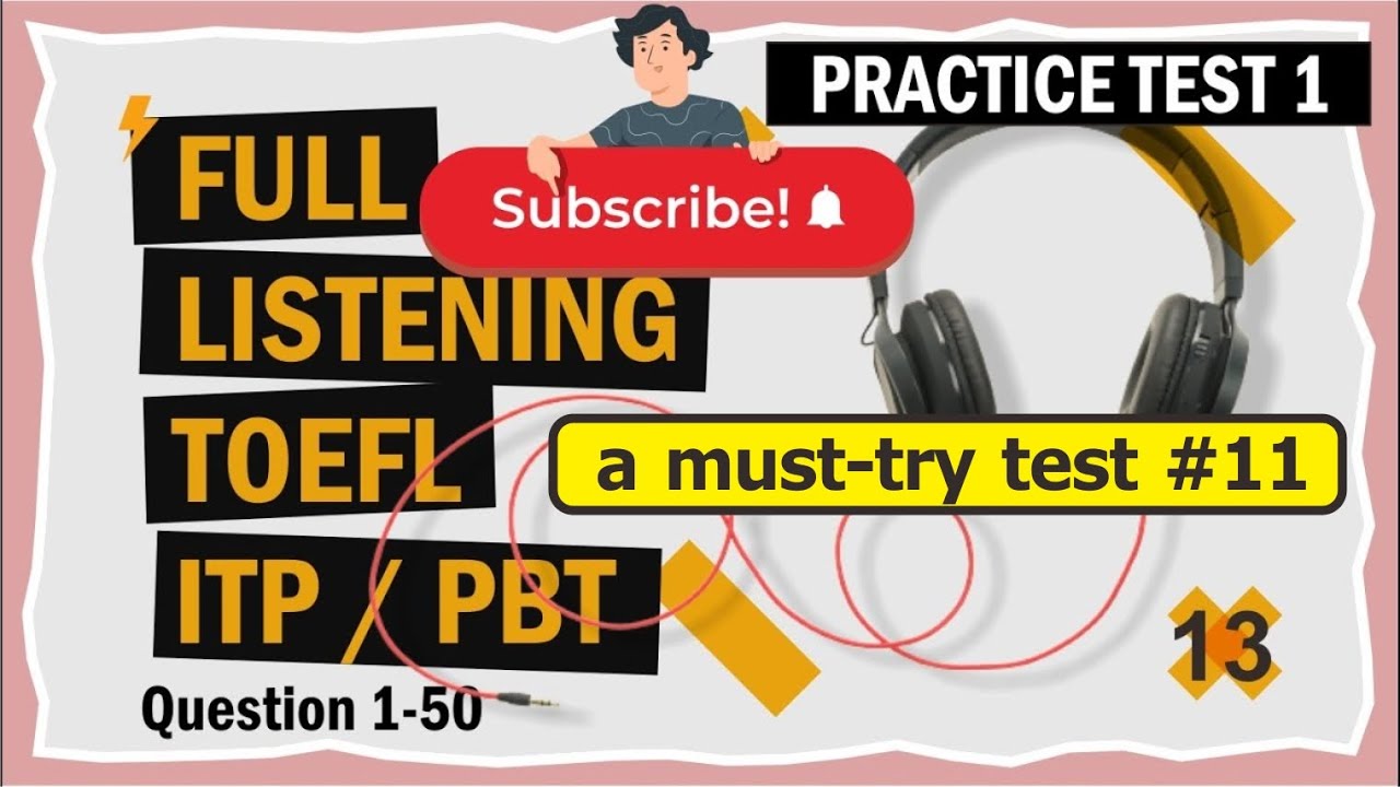 Full TOEFL Listening ITP Practice Test question 1 to 50 with answers PETERSON'S