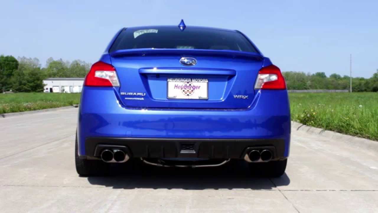 SubiSpeed - 2015 WRX Perrin Resonated Quad Tip Cat Back Exhaust - Exterior Sound