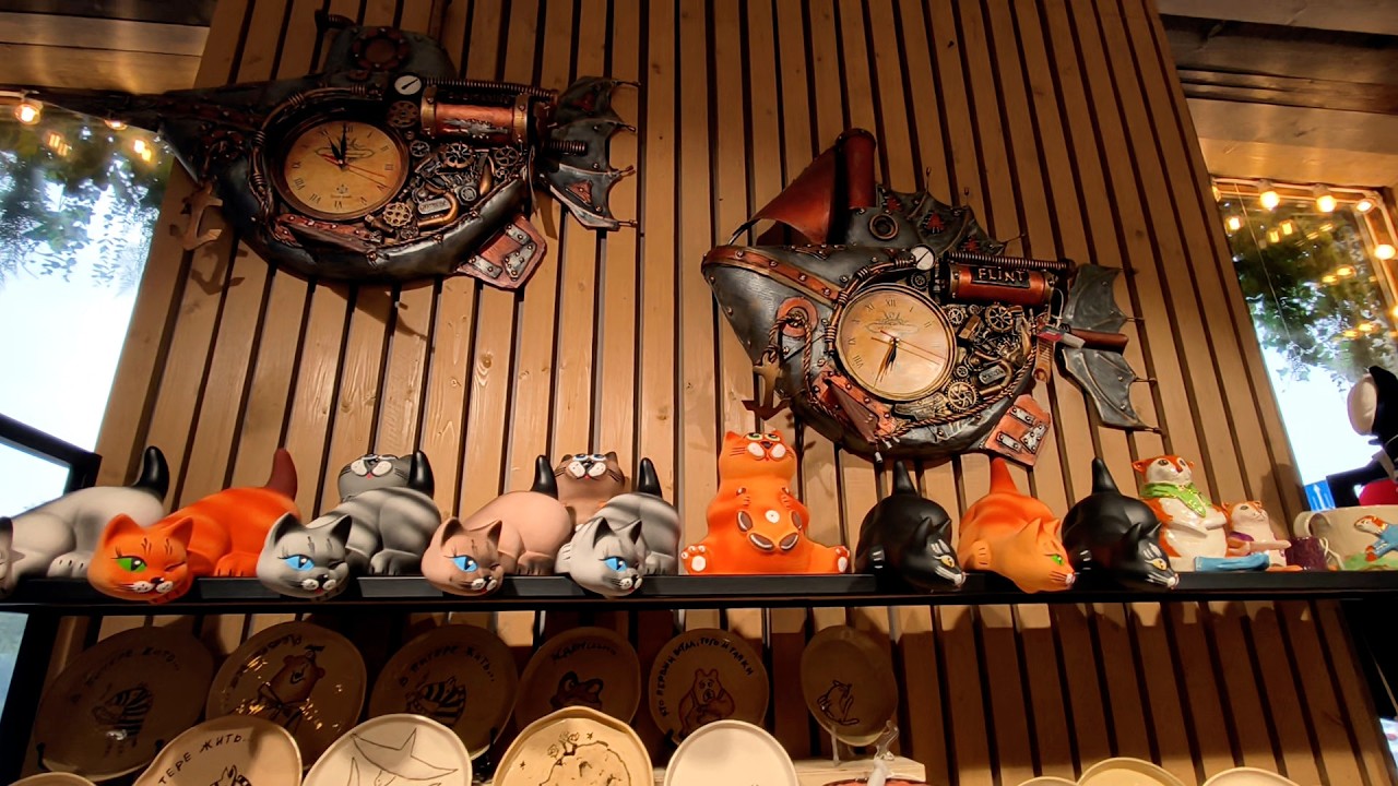 Санкт-Петербург. Магазин удивительных котов St. Petersburg. Amazing Cat Shop